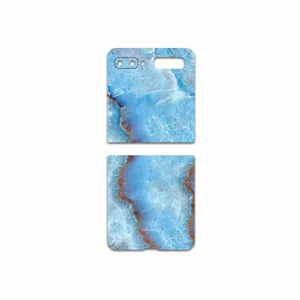 MAHOOT Blue-Ocean-Marble Cover Sticker for Samsung Galaxy Z Flip