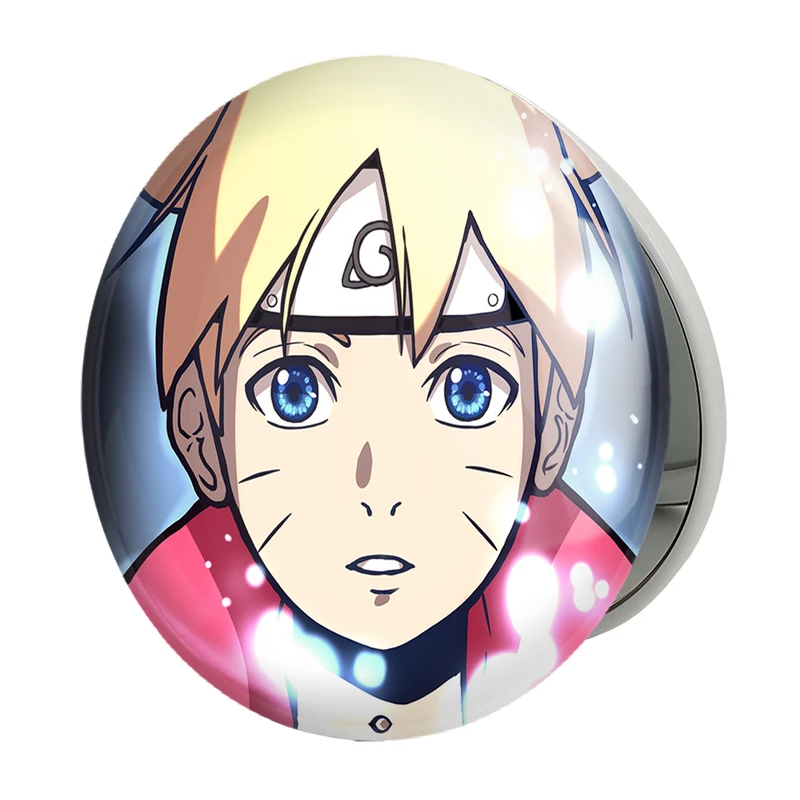 آینه جیبی خندالو طرح بوروتو اوزوماکی انیمه بوروتو Boruto مدل تاشو کد 15715