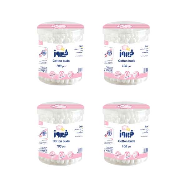 گوش پاک کن فیروز کد 004 بسته 4 عددی