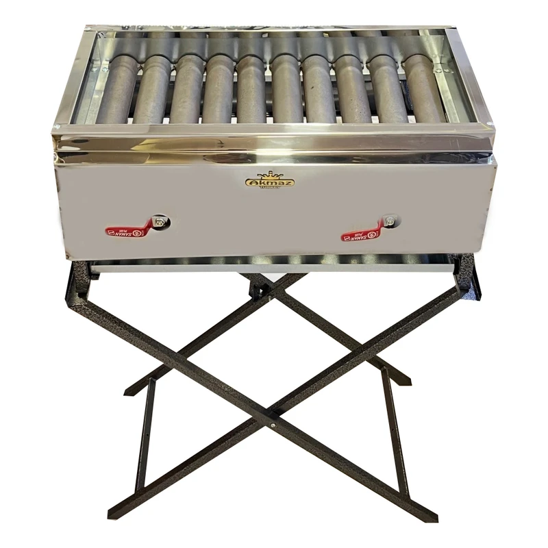 کباب‌پز گازی آکماز مدل 10 شعله دوشیر