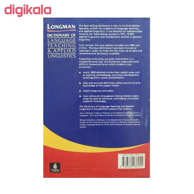 کتاب Longman Dictionary of Language Teaching and Applied Linguistics اثر Jack C. Richard انتشارات Longman main 1 1