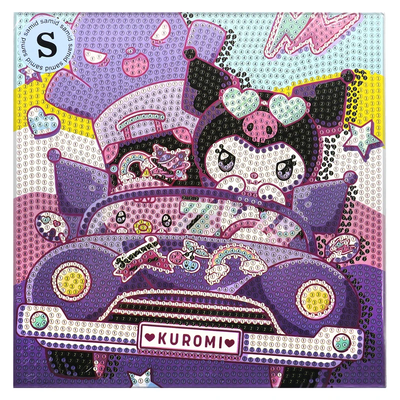 بازی آموزشی سمید مدل ساخت تابلو نقاشی الماسی طرح کرومی