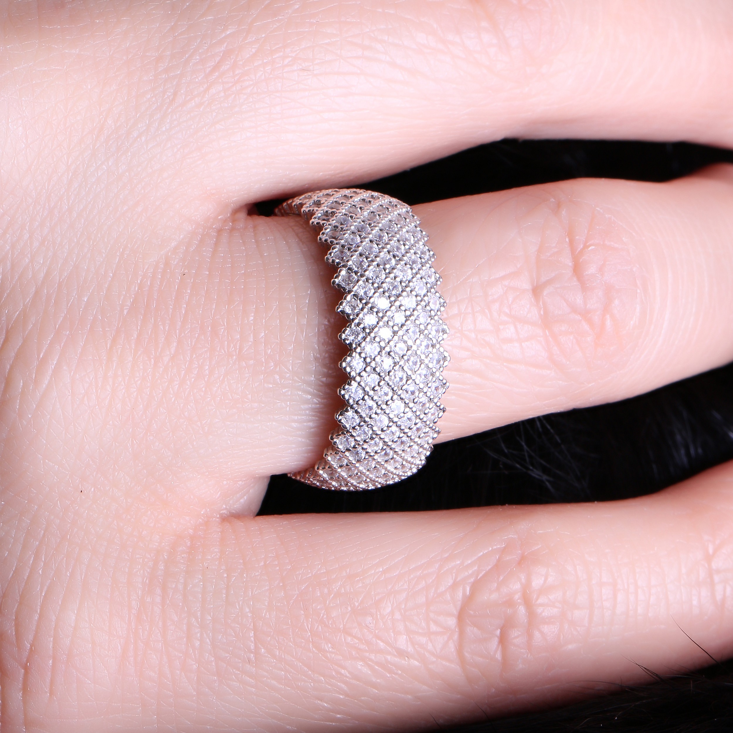 انگشتر نقره زنانه مدل GA-202