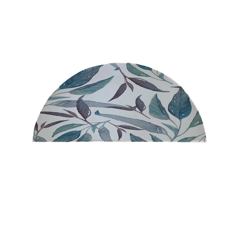 پادری مدل نیم دایره طرح گل کد 9217 سایز 90×45 سانتی متر