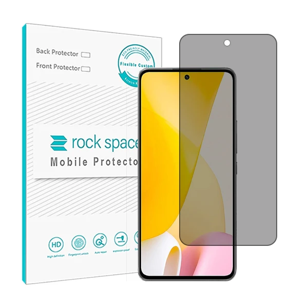 محافظ صفحه نمایش پرایوسی راک اسپیس مدل HyPRV مناسب برای گوشی موبایل شیائومی 12Lite