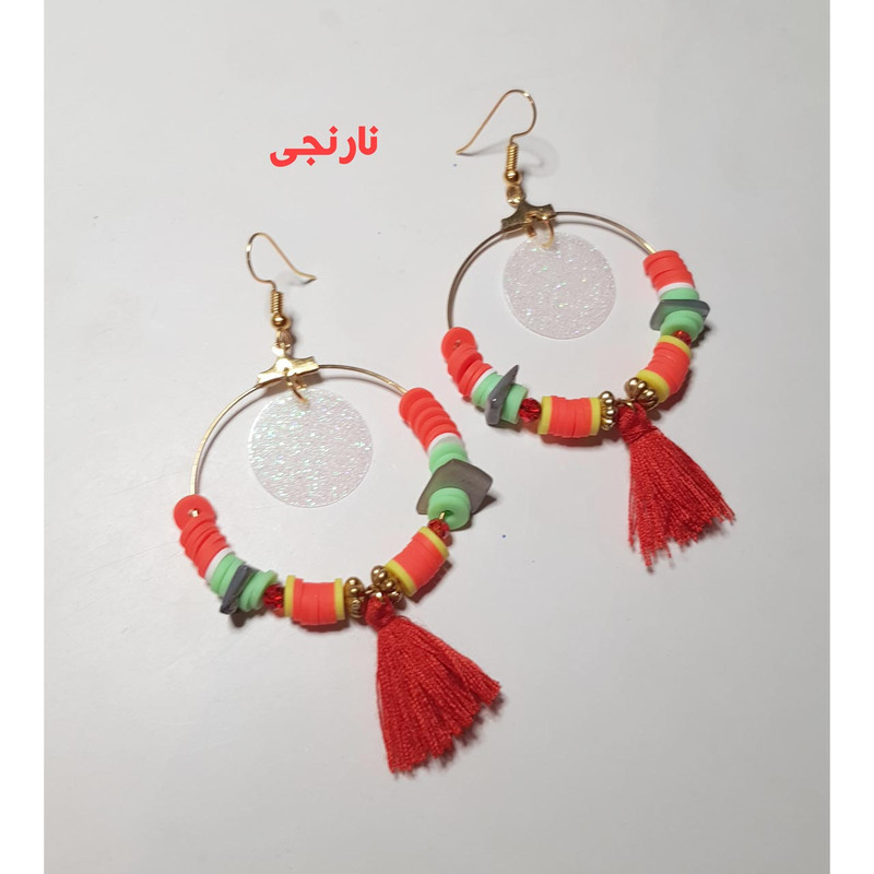 گوشواره زنانه ماه فام مدل پاستیل گوشواره زنانه ماه فام مدل پاستیل