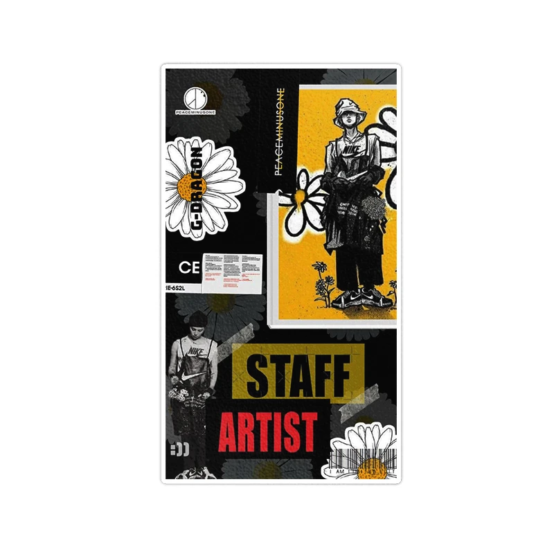     استیکر لپ تاپ ماسا دیزاین طرح artist مدل STKA00337