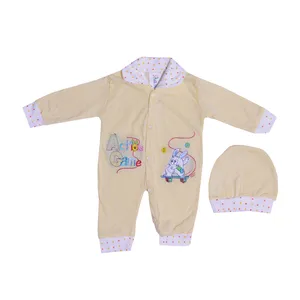 ست سرهمی و کلاه نوزادی مدل MA-TT99029-SARH.N-T.LIM رنگ لیمویی