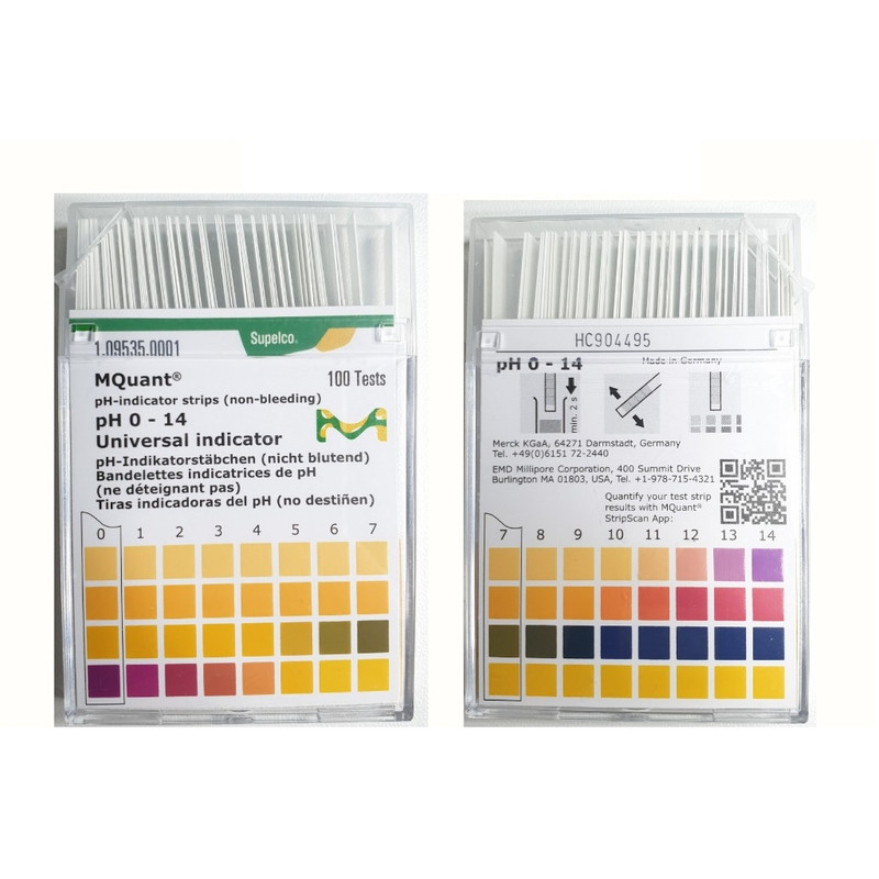 کاغذ پی اچ سنج مرک مدل Mck بسته 100 عددی کاغذ پی اچ سنج مرک مدل Mck بسته 100 عددی