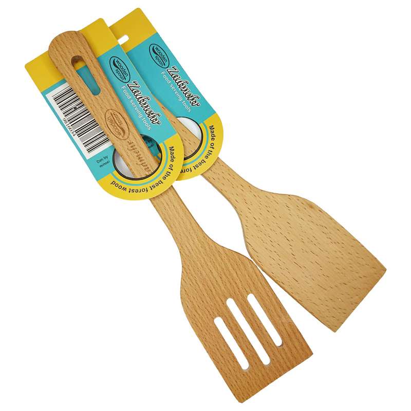 کفگیر چوبی مدل راش کد k0052 بسته 2 عددی کفگیر چوبی مدل راش کد k0052 بسته 2 عددی