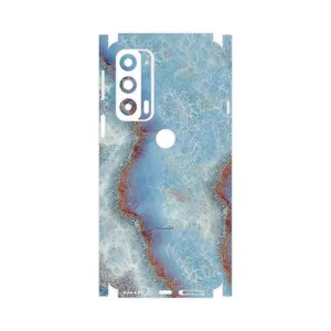 MAHOOT Blue_Ocean_Marble-FullSkin Cover Sticker for Motorola Edge 20