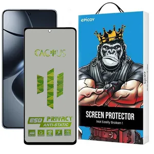 Epicoy Cactus-ESD-Privacy Glass Screen Protector For Xiaomi 14T Pro / 14T / Redmi K70 Ultra