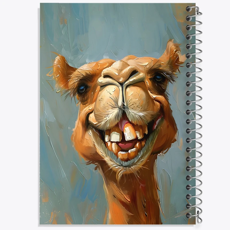 دفتر شطرنجی 50 برگ خندالو طرح شتر خنگ کد F6602