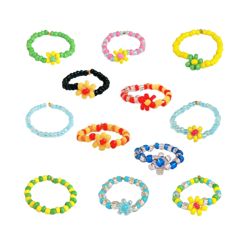 انگشتر دخترانه مدل شکوفه های بهاری کد 01 مجموعه 12 عددی انگشتر دخترانه مدل شکوفه های بهاری کد 01 مجموعه 12 عددی