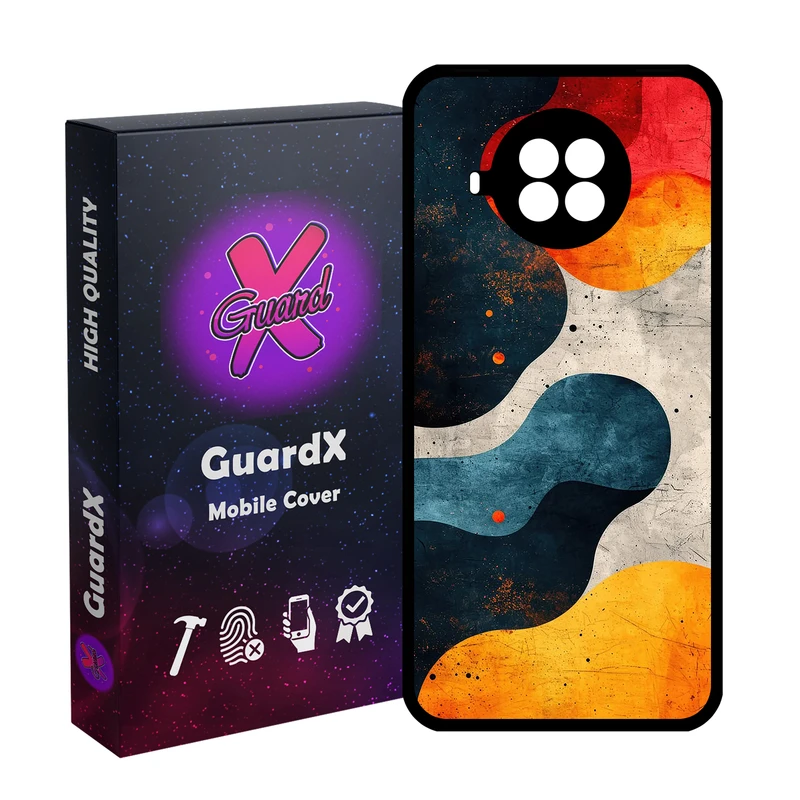 کاور گارد ایکس طرح رنگی مدل Glass10751 مناسب برای گوشی موبایل شیائومی  Mi 10T Lite/Redmi Note 9 Pro 5G/10I 5G