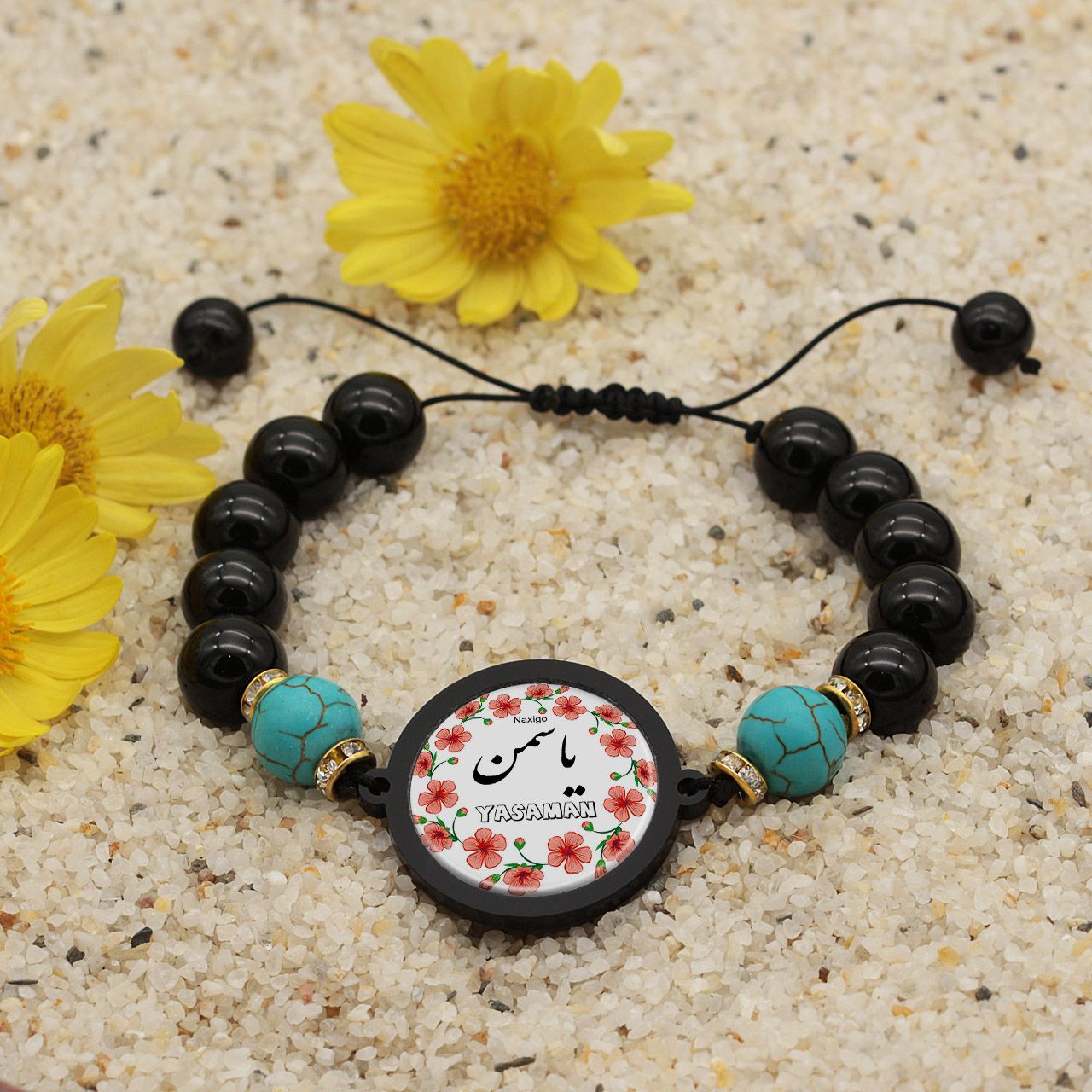دستبند زنانه ناکسیگو طرح یاسمن کد BR4086 -  - 2