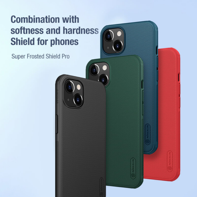 کاور نیلکین مدل Super Frosted Shield Pro مناسب برای گوشی موبایل اپل iPhone 15