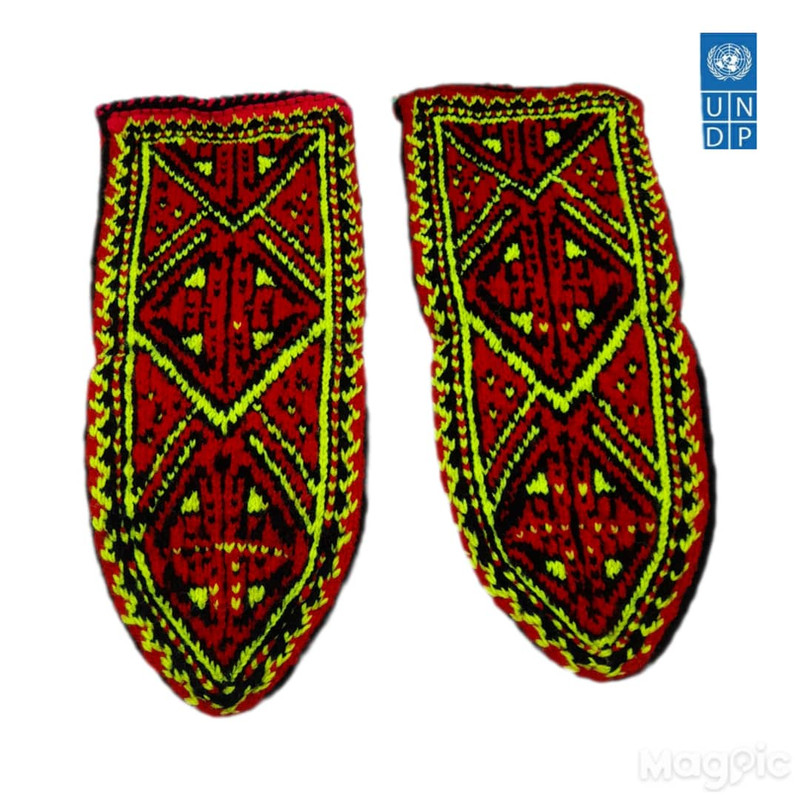 جوراب دست دوز مردانه مدل سنتی