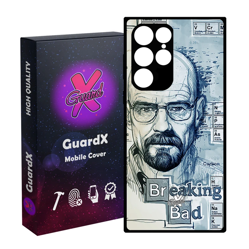 کاور گارد ایکس طرح Breaking Bad مدل Glass10202 مناسب برای گوشی موبایل سامسونگ Galaxy S23 Ultra