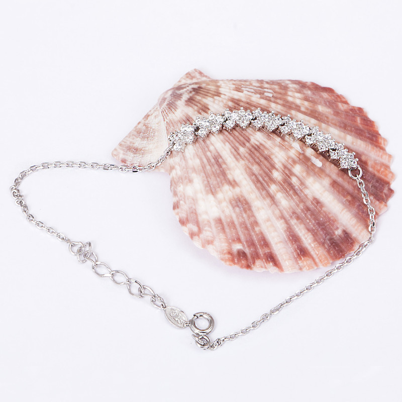 دستبند نقره زنانه مدل 02