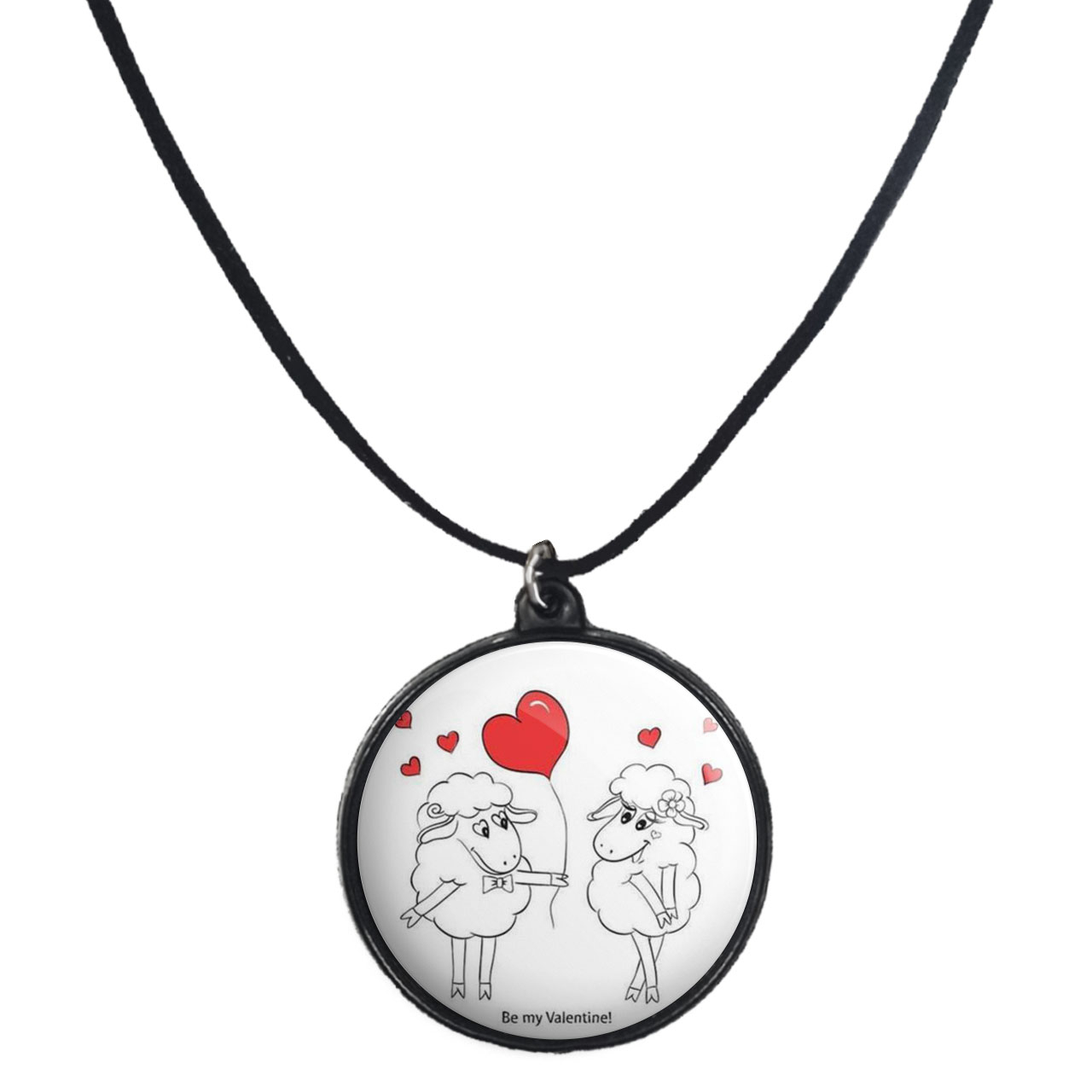 گردنبند پرمانه طرح عاشقانه کد pmb.1151 مدل دو طرفه