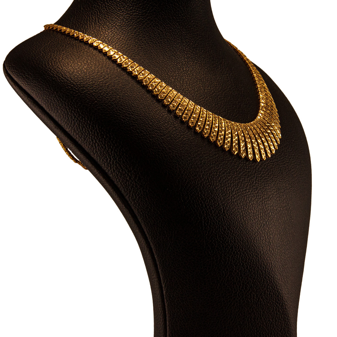 نیم ست طلا 18 عیار زنانه رستا گالری مدل FG544545