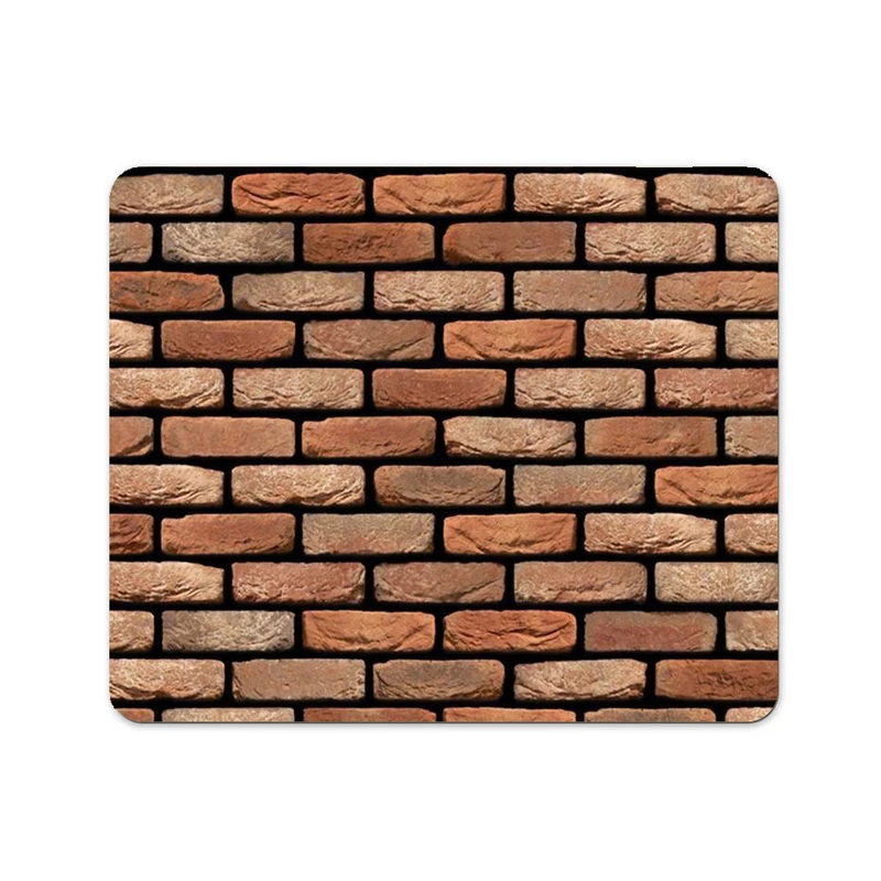 ماوس پد پاد آفرین طرح دیوار آجری کد 674 سایز 19*24 سانتی متر