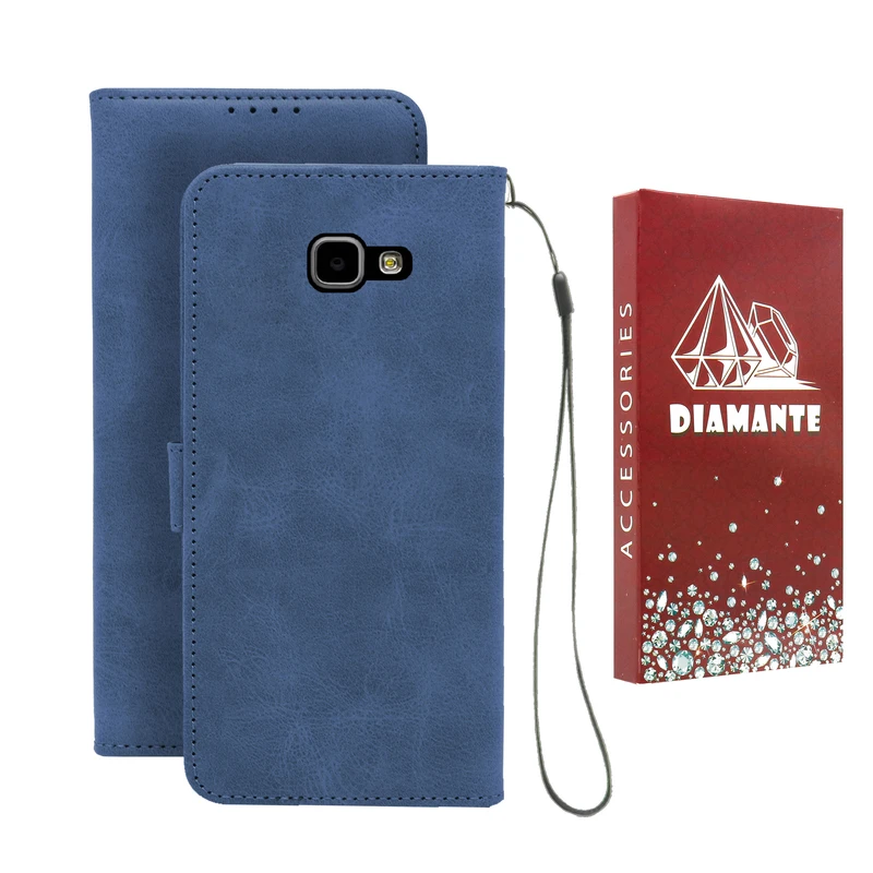 کیف کلاسوری دیامانته مدل Scusa Rd مناسب برای گوشی موبایل سامسونگ Galaxy A720 / A7 2017 به همراه بند آویز