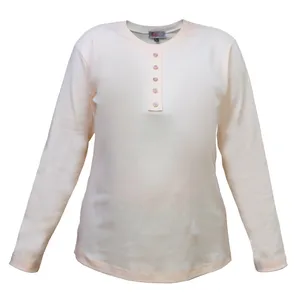 بلوز زنانه مدل سه دکمه رنگ صورتی