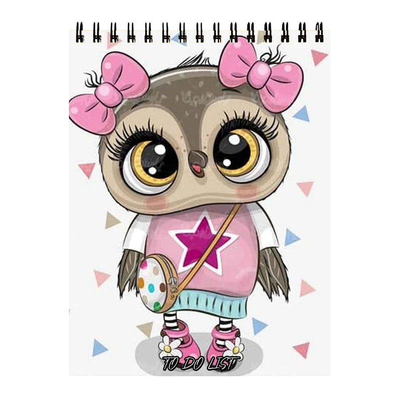 دفتر برنامه ریزی 50 برگ طرح جغد کد 3882