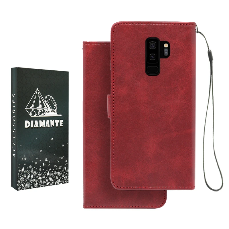  کیف کلاسوری دیامانته مدل Mortand Bk مناسب برای گوشی موبایل سامسونگ Galaxy S9 Plus 