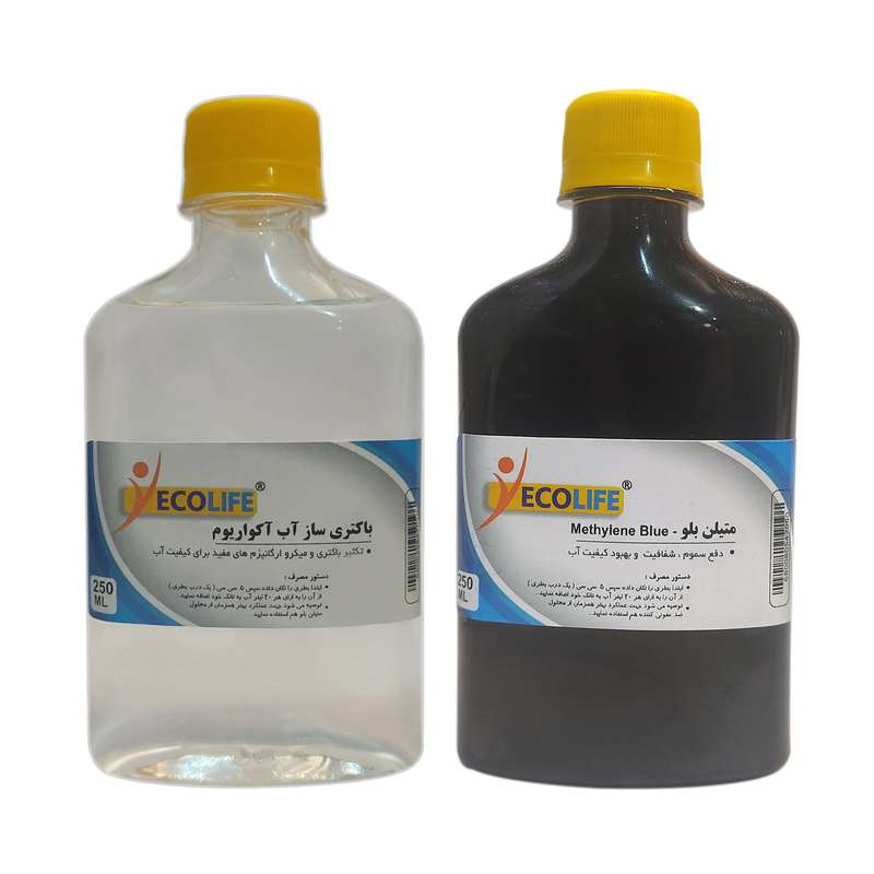 محلول باکتری ساز آب آکواریوم مدل لایف اوشن حجم 500 میلی لیتر به همراه متیلن بلو
