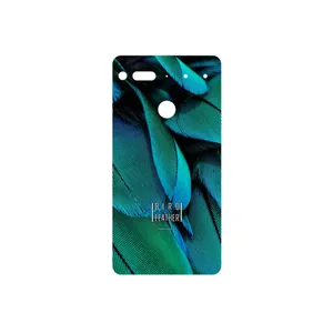 MAHOOT Green Feather Cover Sticker for Essential PH1
