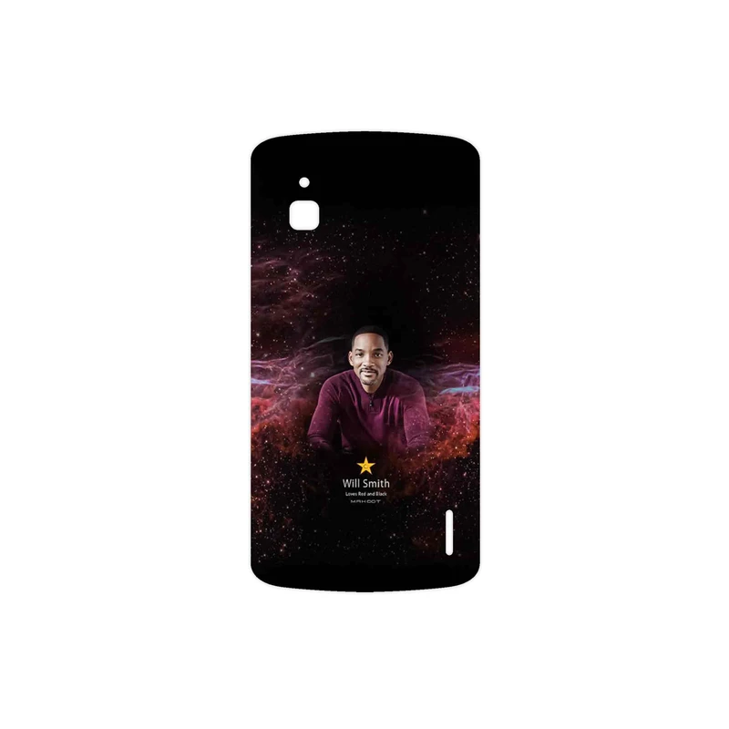 برچسب پوششی ماهوت مدل Will Smith مناسب برای گوشی موبایل گوگل Nexus 4