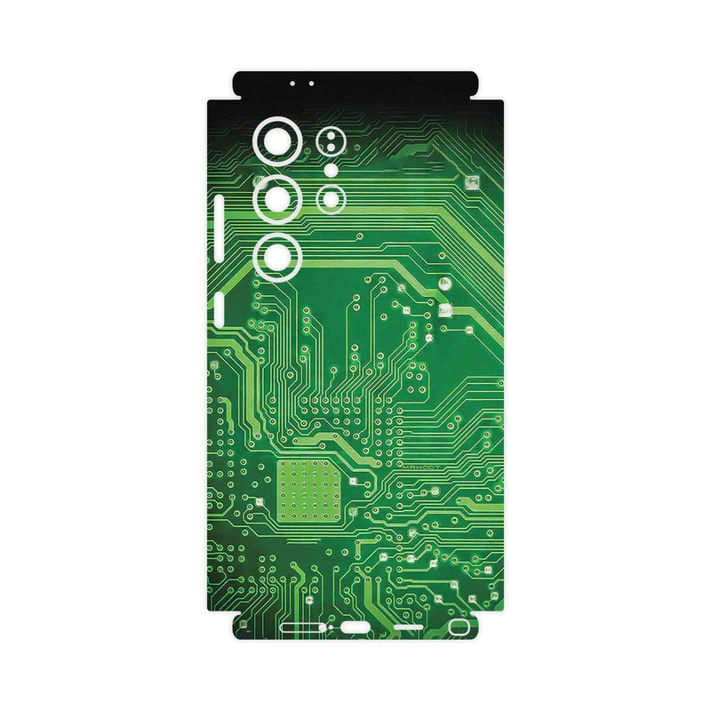 برچسب پوششی ماهوت مدل Green_Printed_Circuit_Board-FullSkin مناسب برای گوشی موبایل سامسونگ Galaxy S24 Ultra