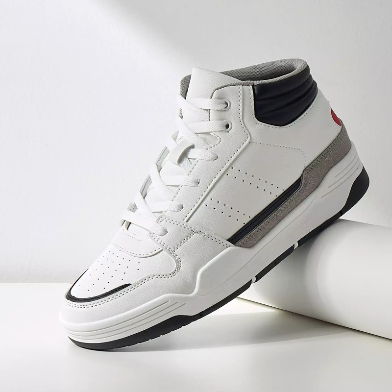 نیم بوت مردانه مکس مدل Panelled High-Top Lace-Up Sneakers