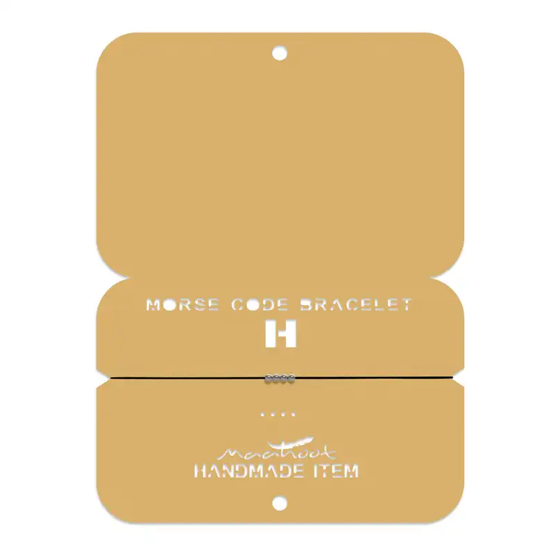 دستبند ماهوت مدل مورس طرح H