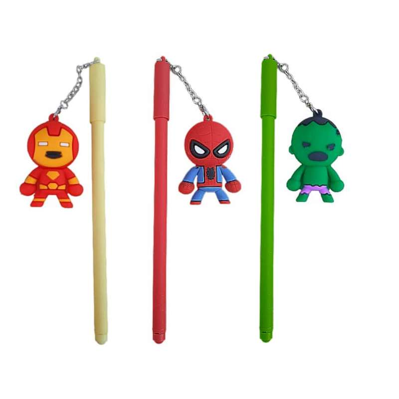 روان نویس مدل آویز دار قهرمانان مجموعه 3 عددی