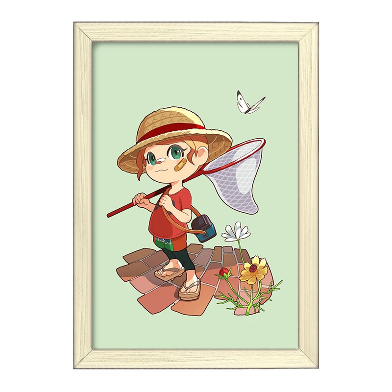 تابلو خندالو طرح بازی انیمال کراسینگ (Animal Crossing) کد 32662