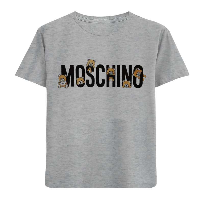 تی شرت آستین کوتاه پسرانه مدل moschino F836