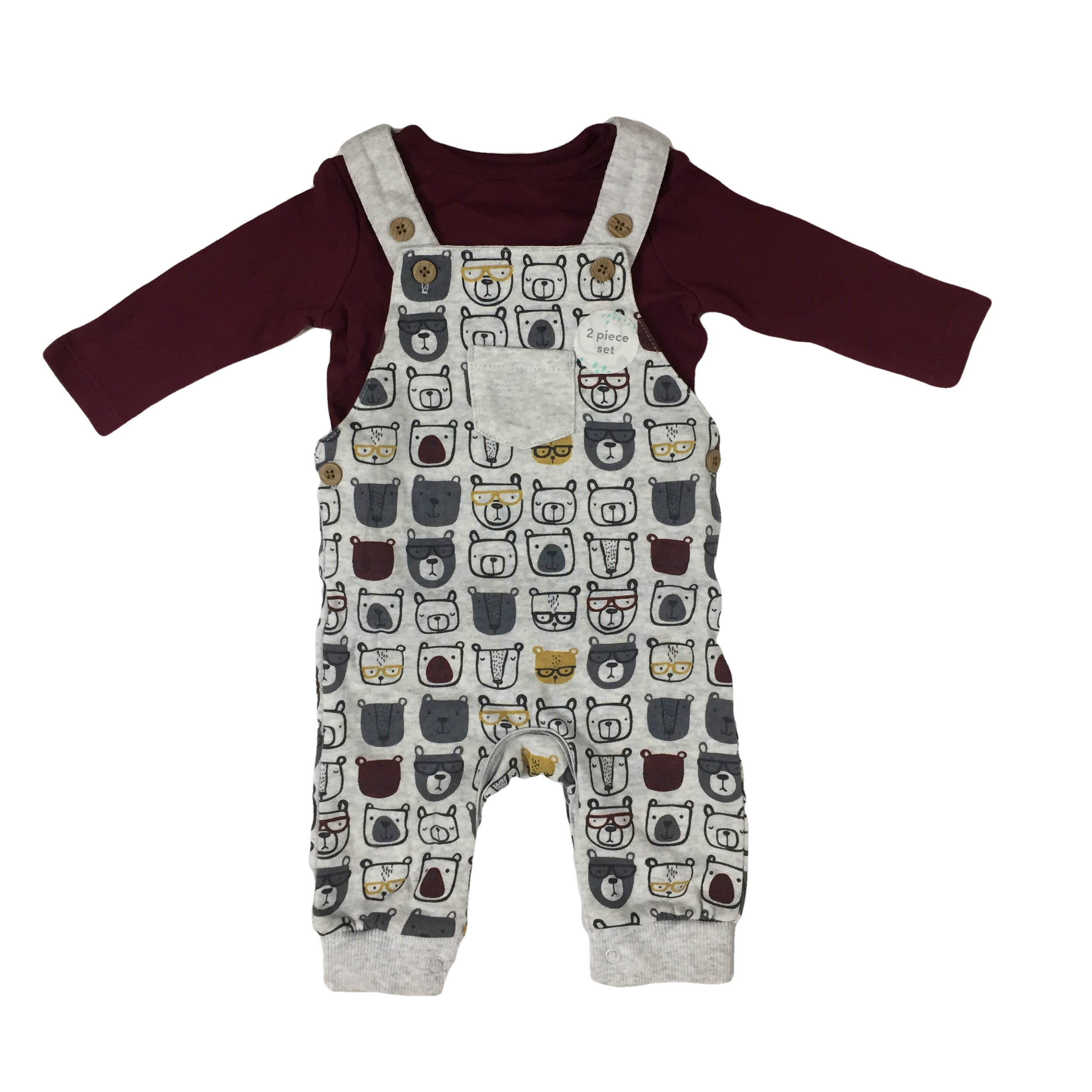 ست بادی و سرهمی نوزادی مدل E798