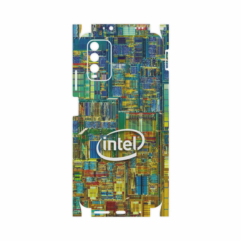 برچسب پوششی ماهوت مدل Intel Brand-FullSkin مناسب برای گوشی موبایل شیائومی Redmi 9T