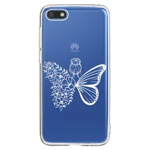 Megafone Butterfly Girl C53-W Cover For Huawei Y5 2018 / Y5 Prime 2018 / Y5 Lite 2018		