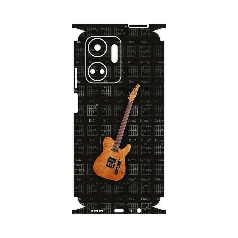 برچسب پوششی ماهوت مدل Guitar_Instrument-FullSkin مناسب برای گوشی موبایل آنر X7a
