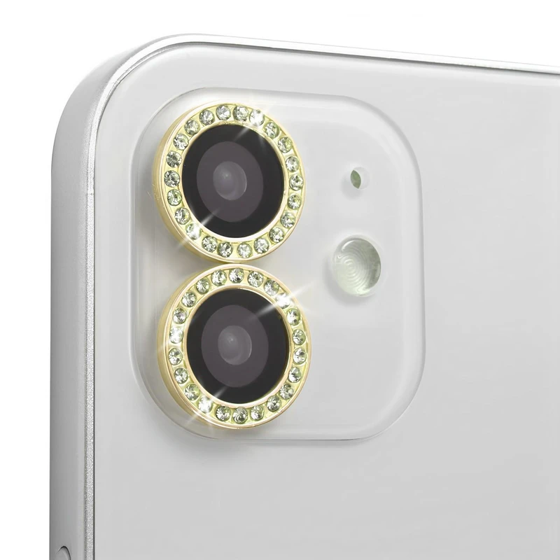 محافظ لنز دوربین گوف مدل رینگی نگین دار مناسب برای گوشی موبایل اپل iPhone 11