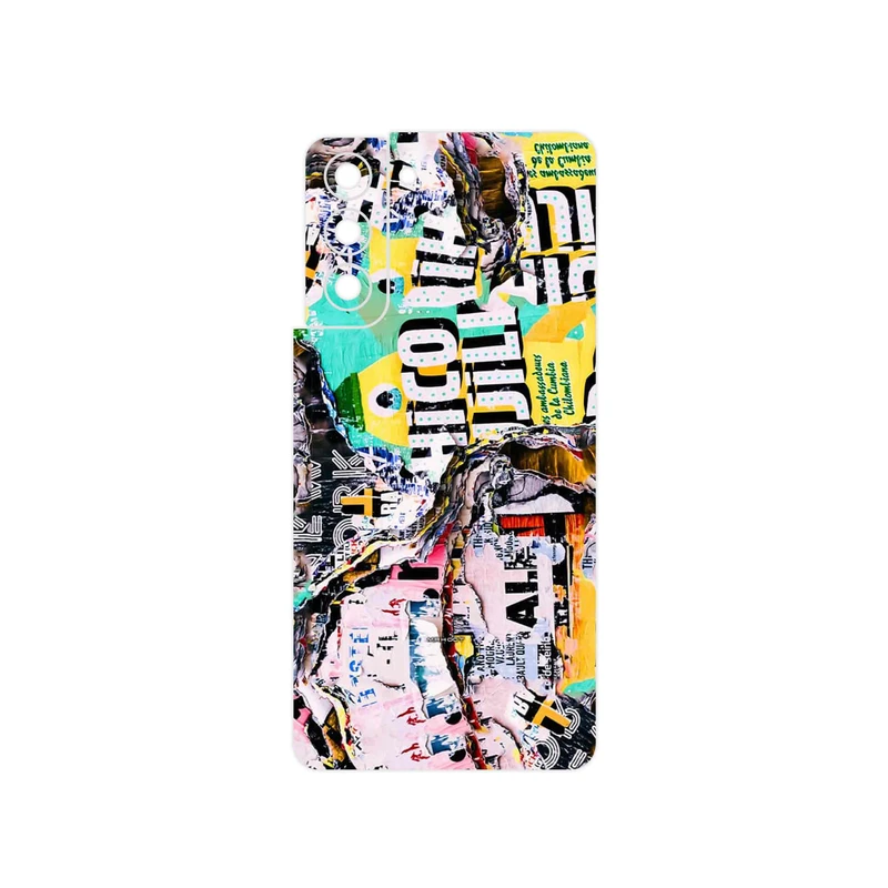 برچسب پوششی ماهوت مدل Collage of Teared Paper مناسب برای گوشی موبایل سامسونگ Galaxy S21 5G