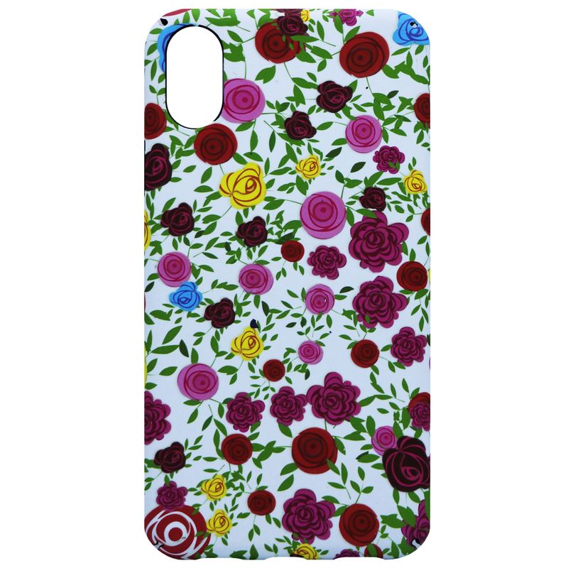 کاور طرح Colorful Flowers مدل HM-01 مناسب برای گوشی موبایل اپل IPhone X / XS