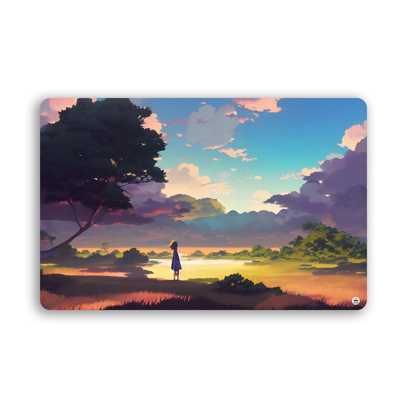 ماوس پد مخصوص بازی شادیت مدل نقاشی منظره کد518 سایز 37*24 سانتی متر