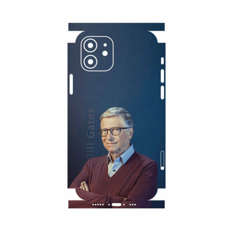 برچسب پوششی ماهوت مدل Bill Gates-FullSkin مناسب برای گوشی موبایل اپل iPhone 12