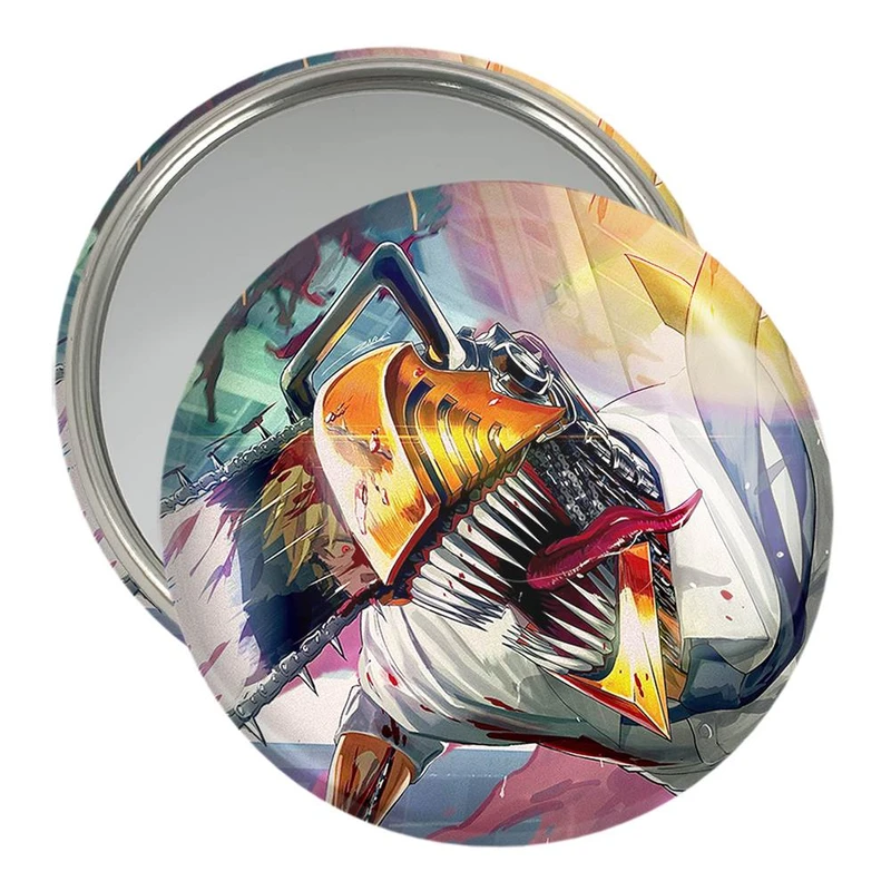 آینه جیبی خندالو مدل دنجی انیمه مرد اره ای Chainsaw Man  کد 22315